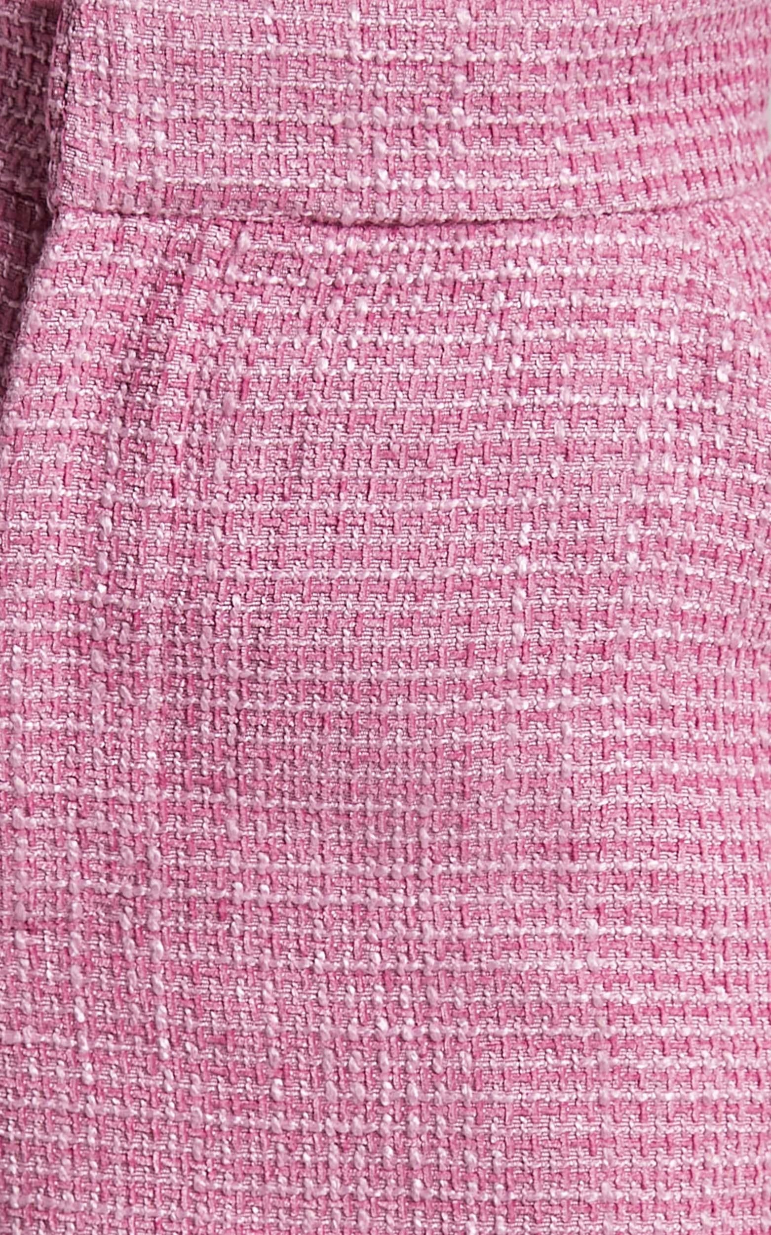 Adelaide Two Piece Set - Crop Top and Wide Leg Pants Set in Pink - Image 8