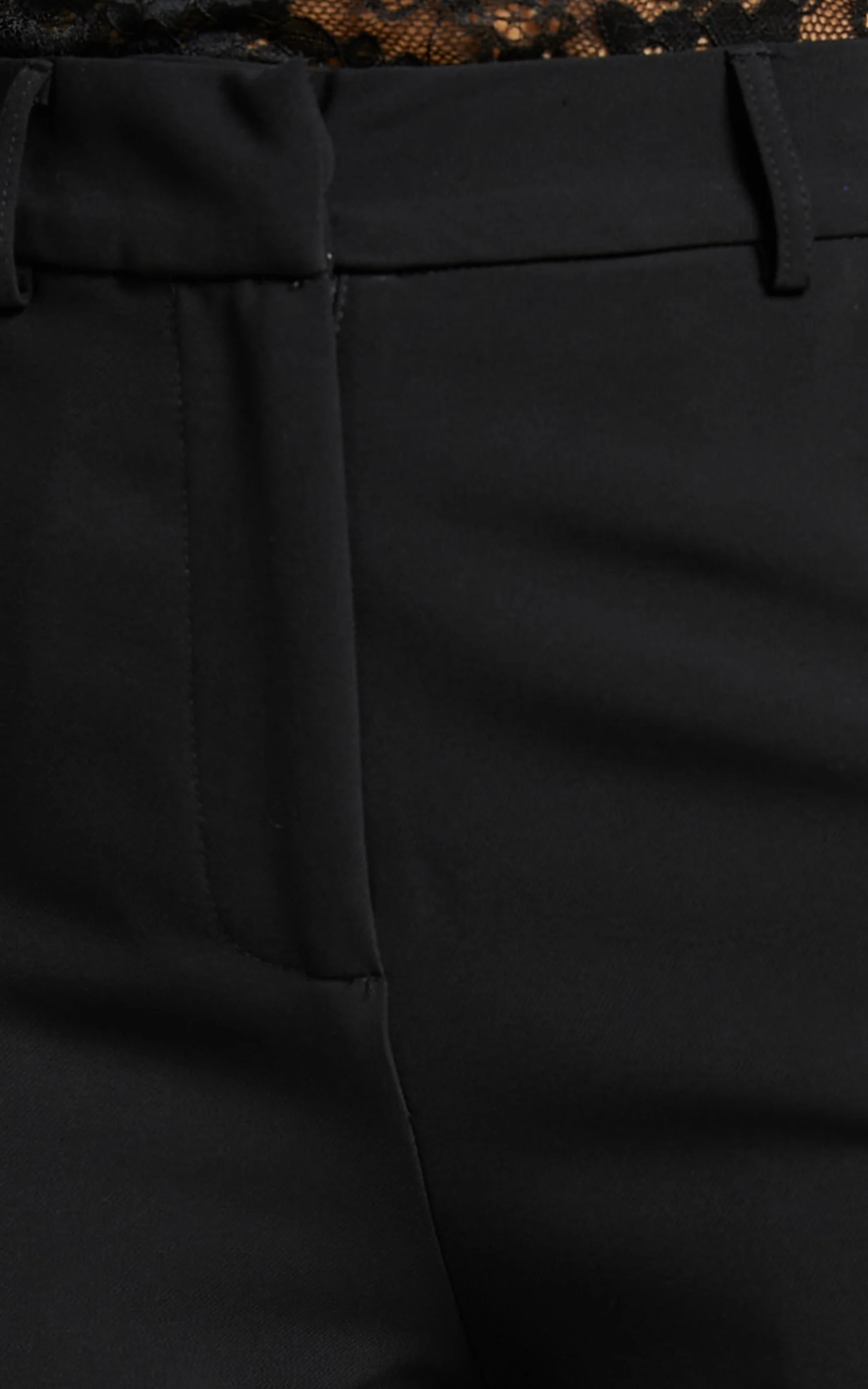 Bonnie Pants - High Waisted Tailored Wide Leg Pants in Black - Image 8