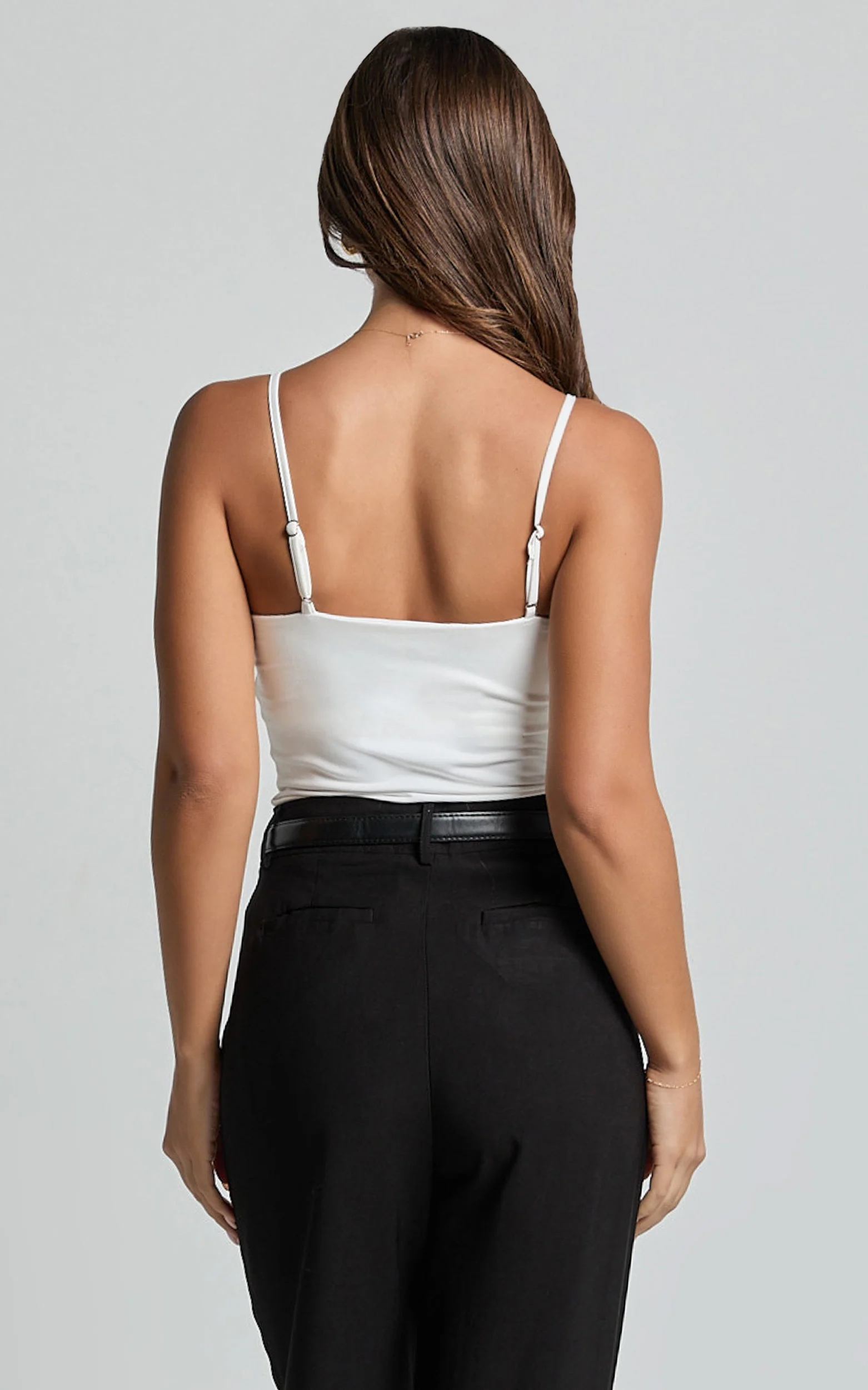 Cady Top - Scoop Neck Top in White - Image 7