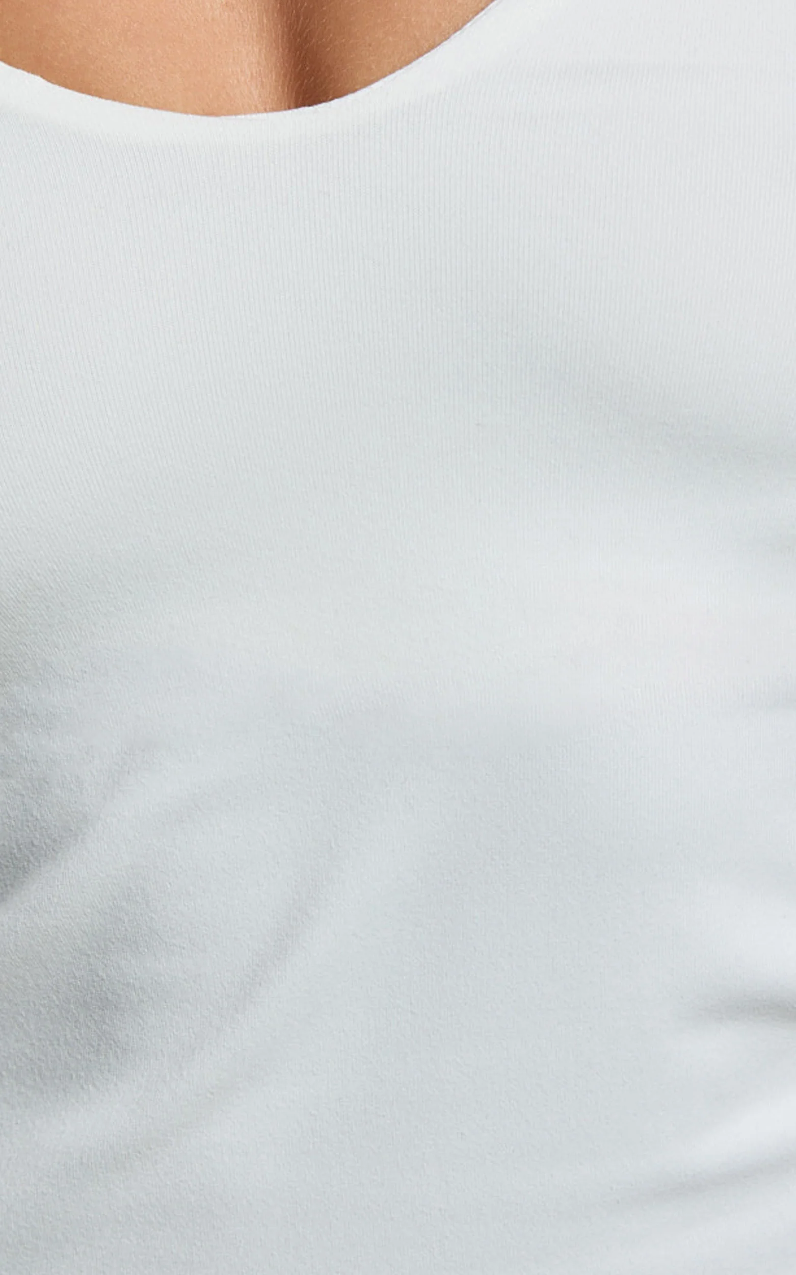 Cady Top - Scoop Neck Top in White - Image 8