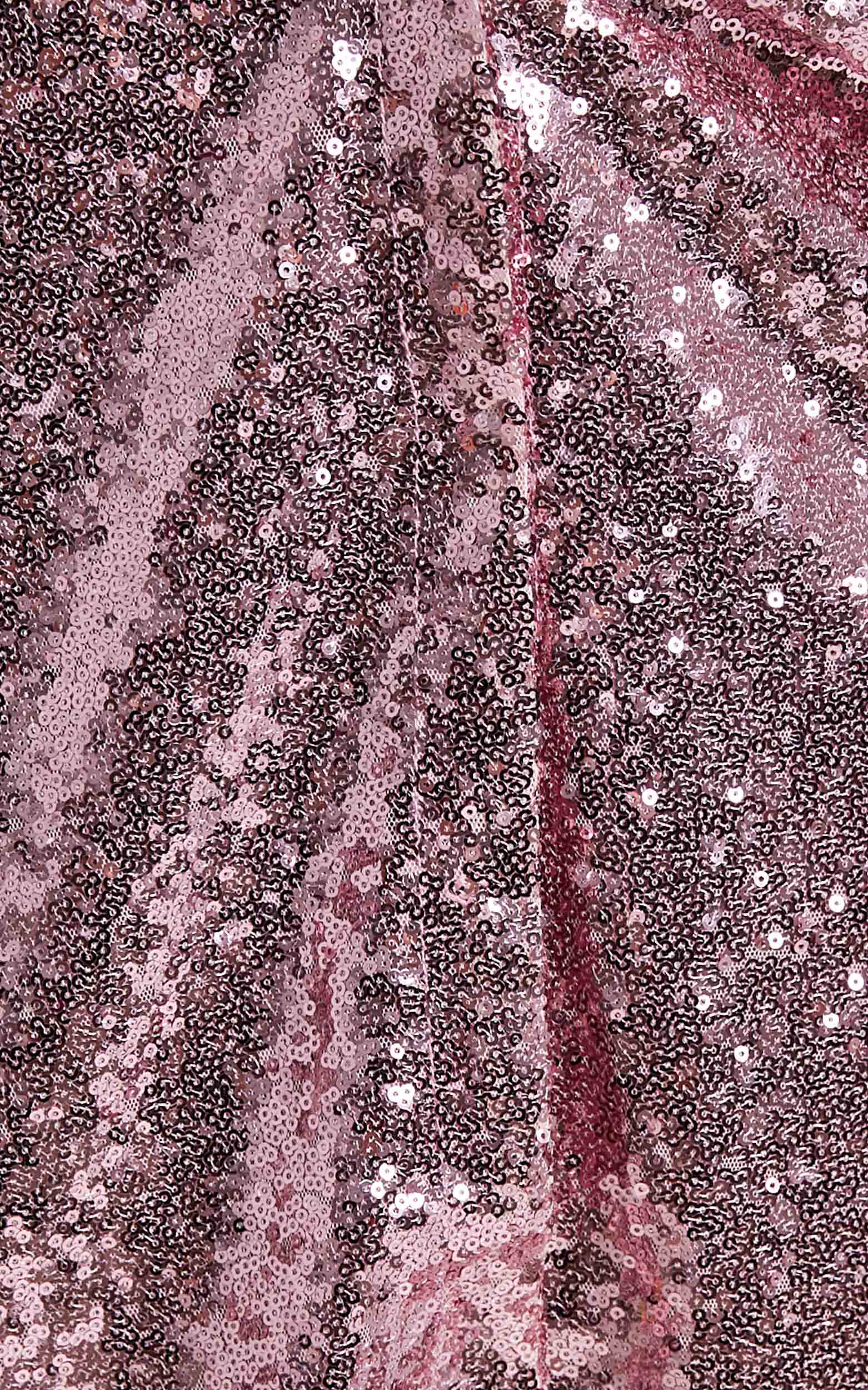 Cally Mini Dress - Oversized Shirt Dress in Lilac Sequin - Image 8