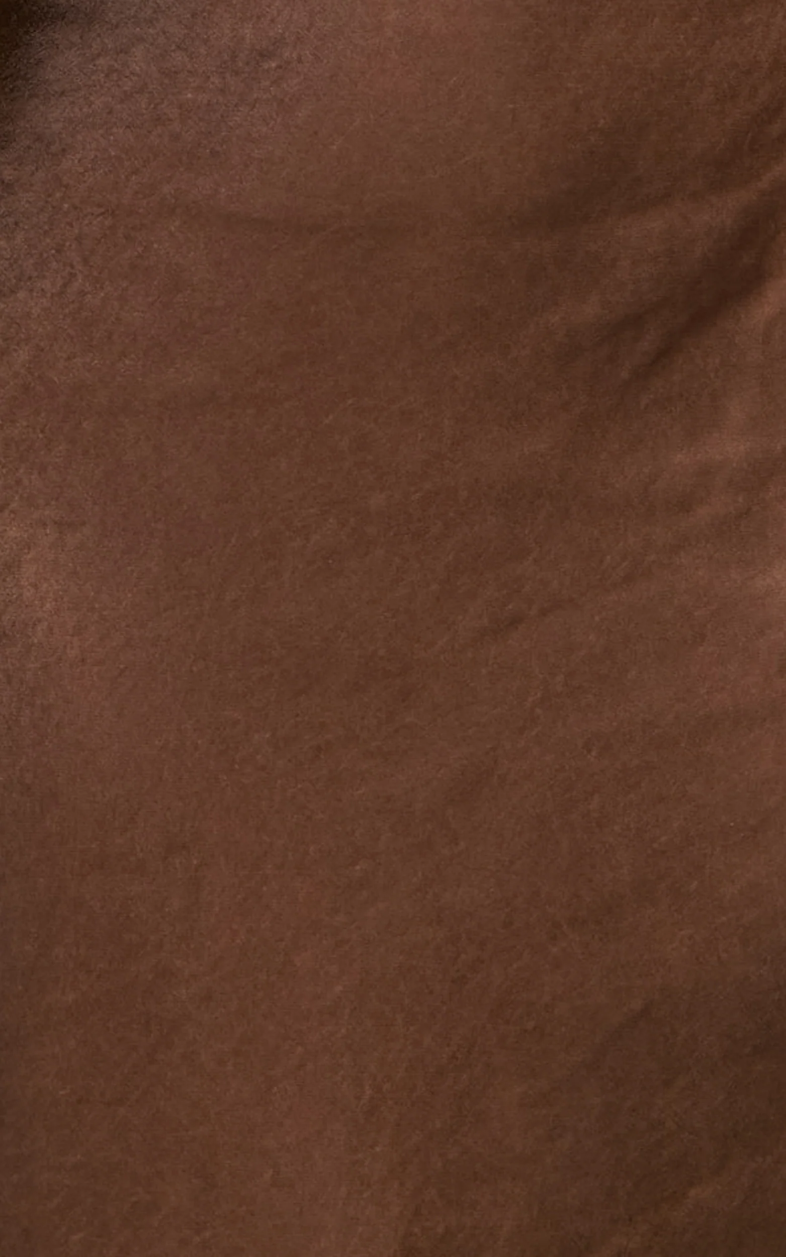 Charlita Maxi Dress - Strapless Cowl Back Satin Dress in Chocolate - Image 9