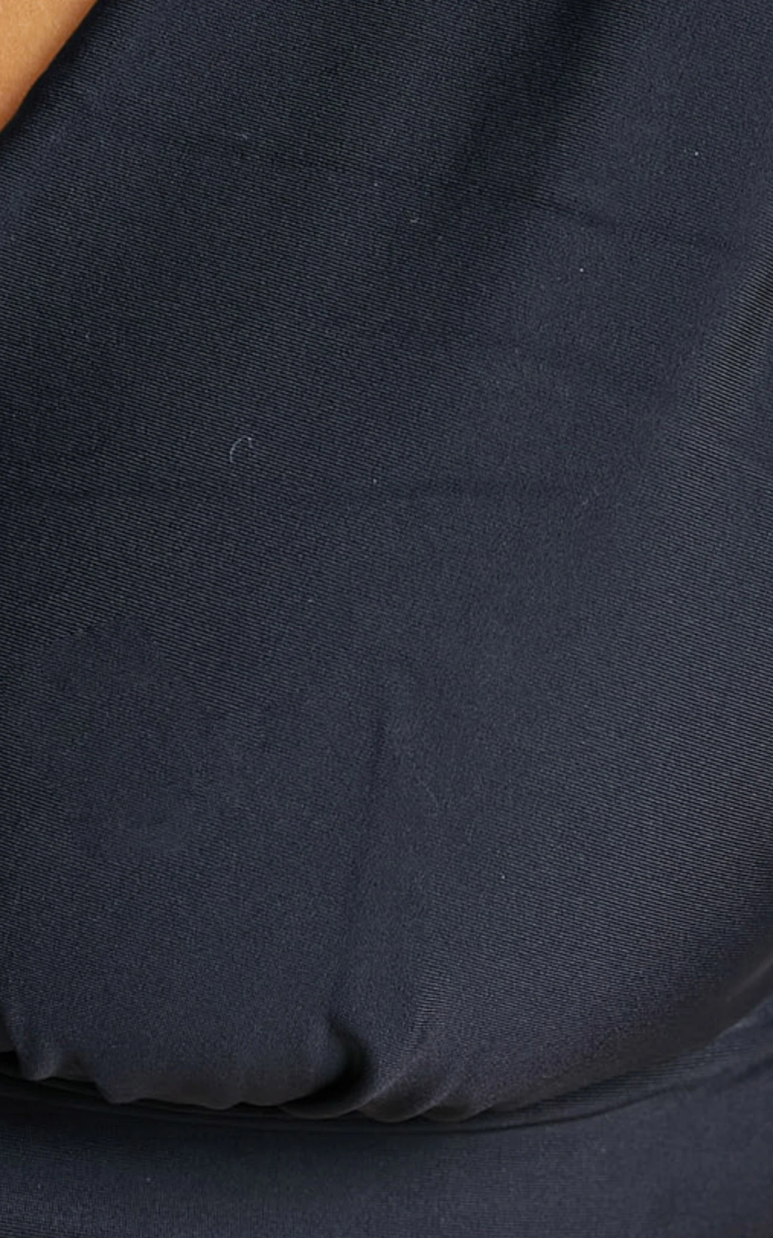 Finn Top - Thick Strap V Neck Bikini Top in Black - Image 5