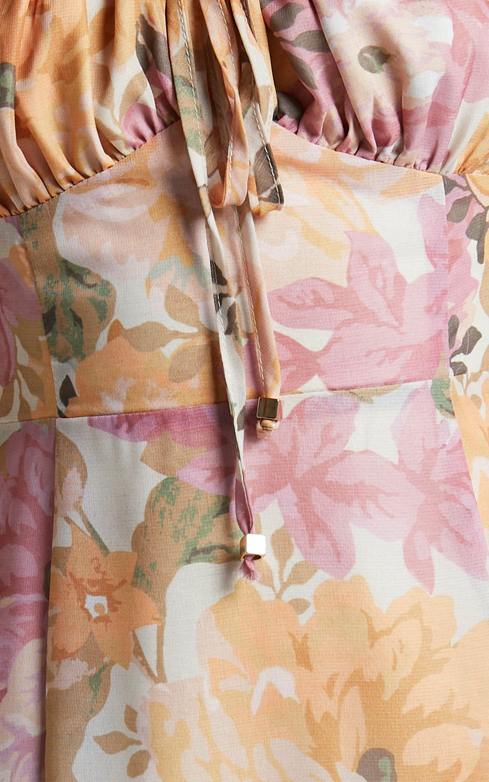 Jasalina Midi Dress - Puff Sleeve Dress in Elegant Rose - Image 5