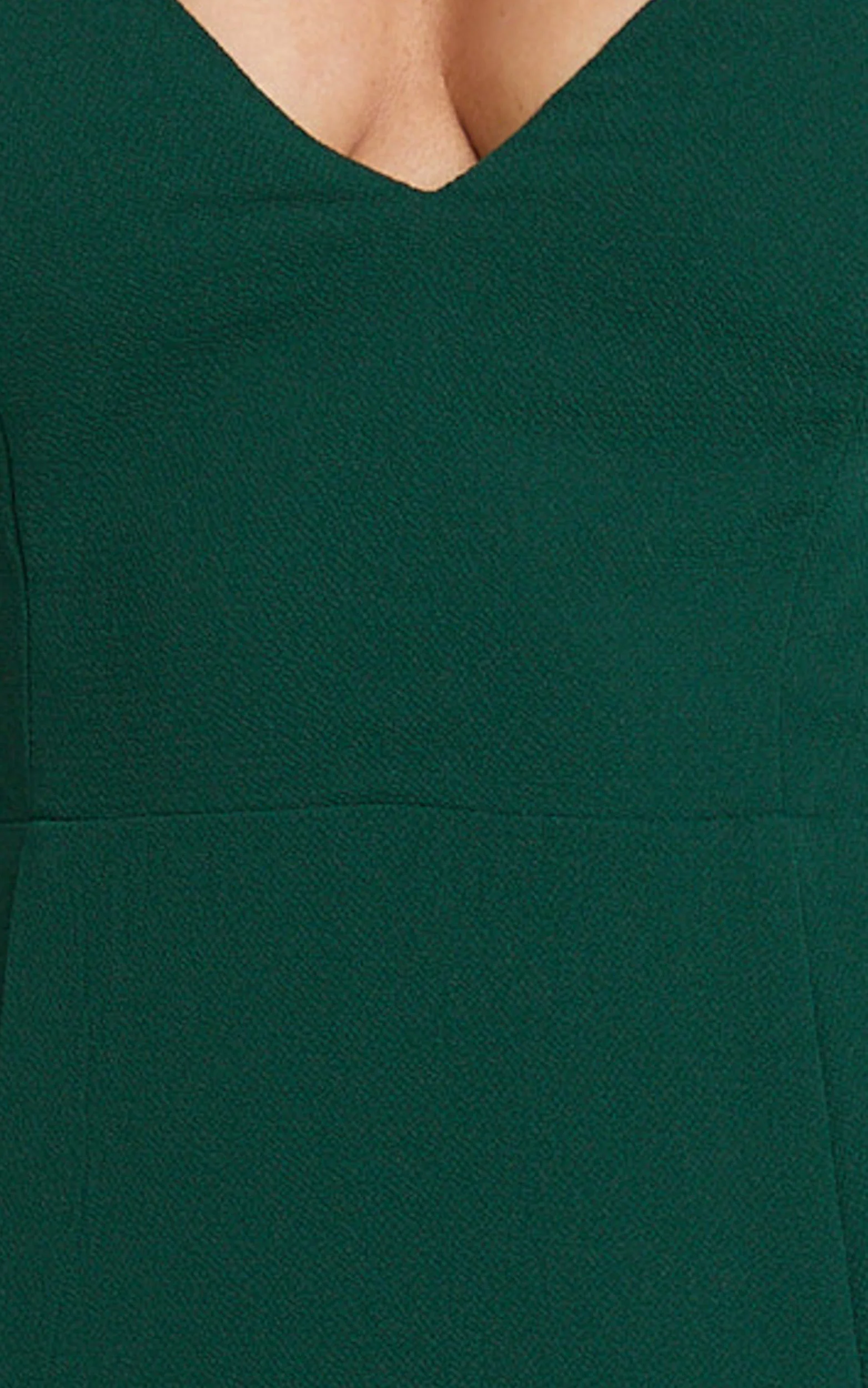 More Than This Maxi Dress - Ruffle Strap Thigh Split Dress in Emerald - Image 9