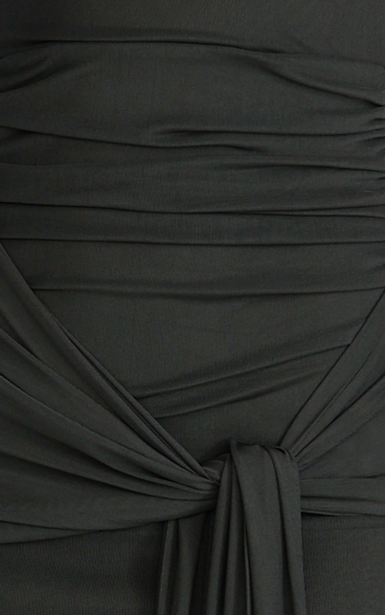 Nicolette Maxi Dress - Cape Sleeve Off Shoulder Dress in Black - Image 6