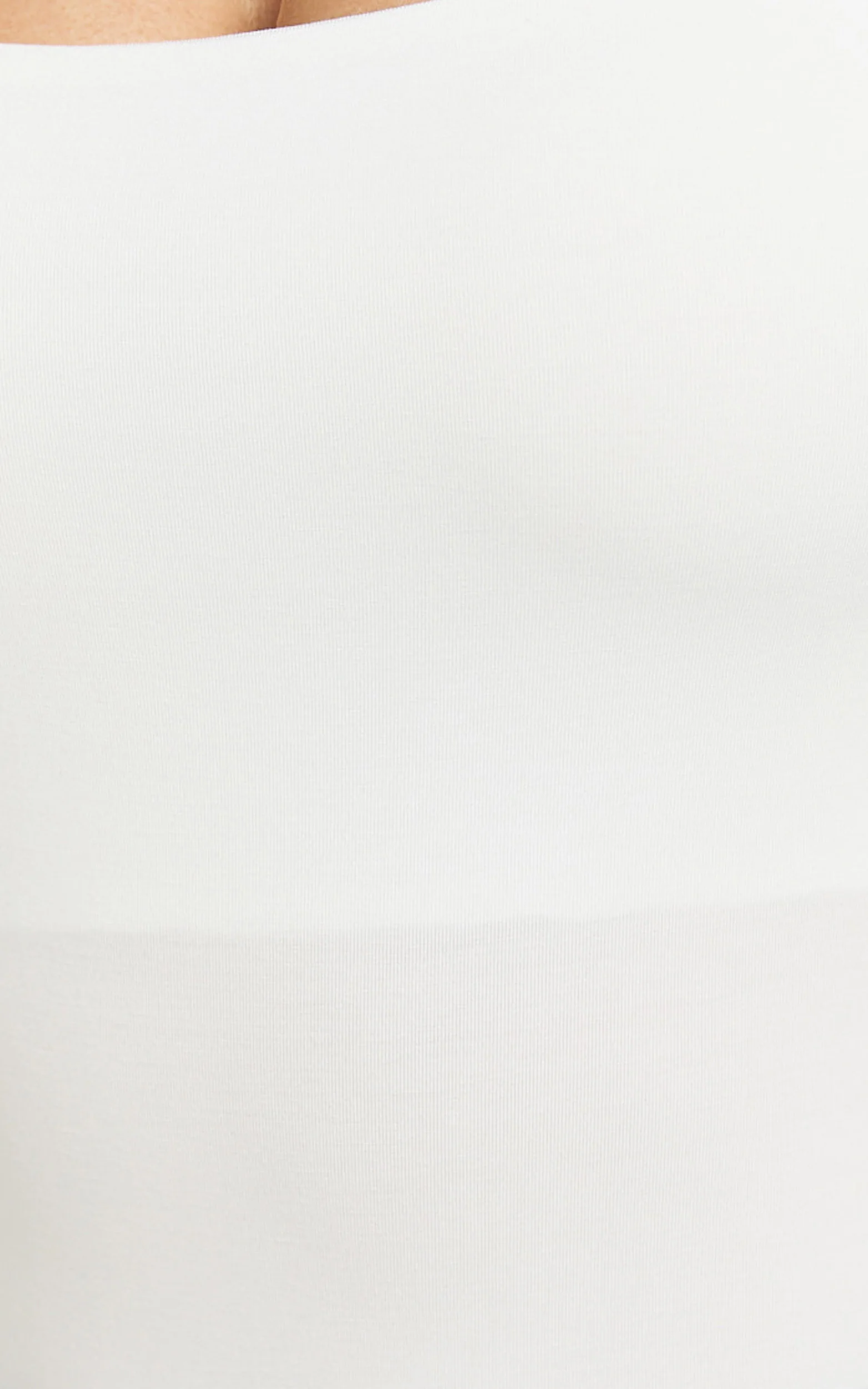 Off My Back Bodysuit - Square Neck Bodysuit in White - Image 4